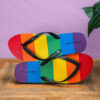 Regenboog slippers - Afbeelding 2